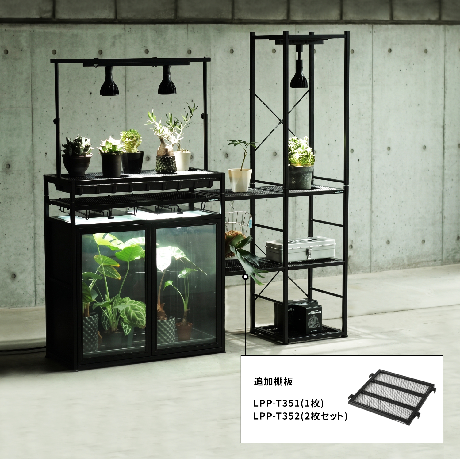 ジャングルラック スクエア 棚板（オプションパーツ）の製品画像